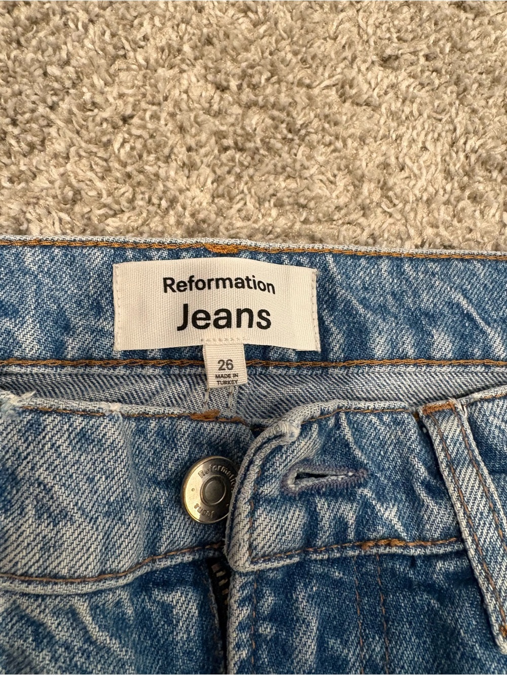 Reformation Val 90s Mid Rise Straight Jeans - Picture 7 of 8